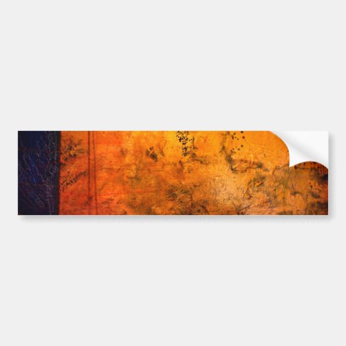 Classical Abstract Artwork Bumper Sticker