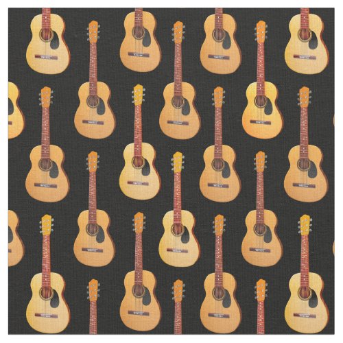 Classical Acoustic Guitars Musician on Black Fabric