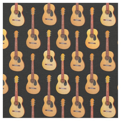 Classical Acoustic Guitars Musician on Black Fabric