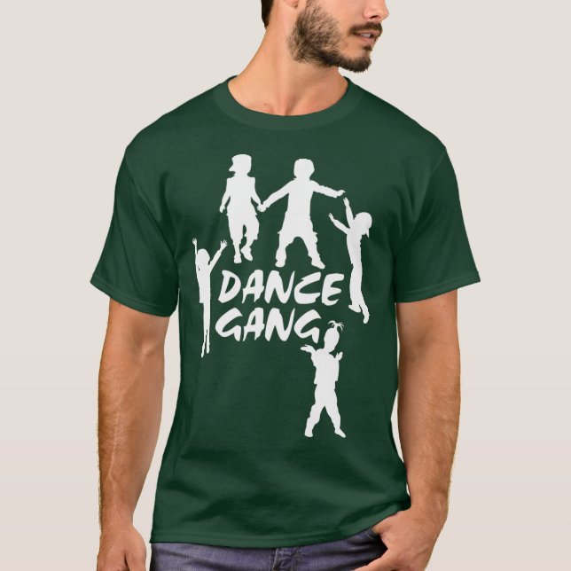 Classical Ballet Hip Hop Disco Dance Gang Kids T-Shirt (Front)