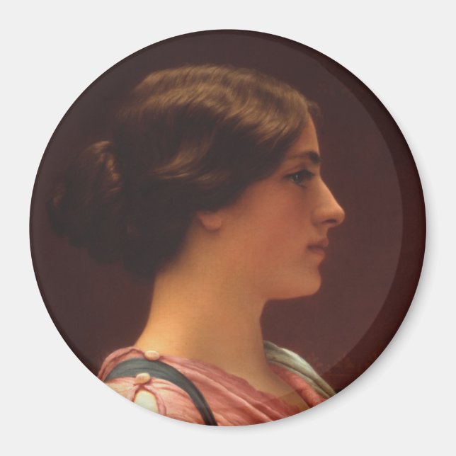 Classical Beauty by John William Godward Magnet (Front)