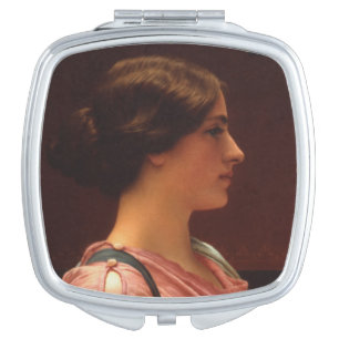 Classical Beauty by John William Godward Vanity Mirror