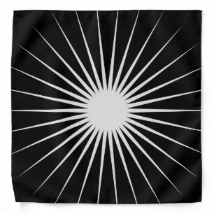Classical Black & White    Bandana