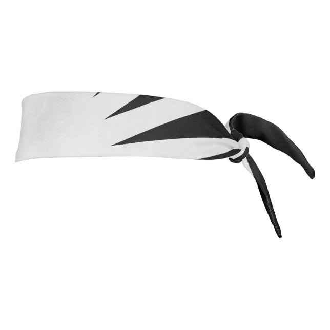 Classical Black & White    Tie Headband (Rotate 90)
