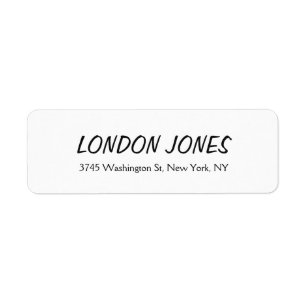 Classical Bold Elegant Plain Professional White Label