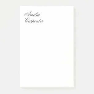 Classical Calligraphy Minimalist Professional Post-it Notes