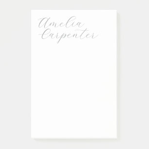 Classical Calligraphy Minimalist Professional Post-it Notes