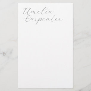 Classical Calligraphy Minimalist Professional Stationery