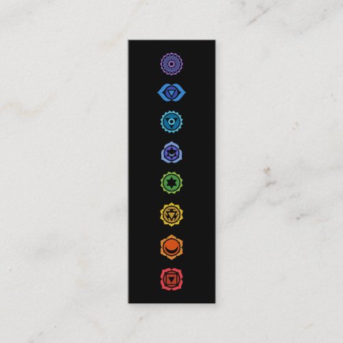 classical chakras business card template