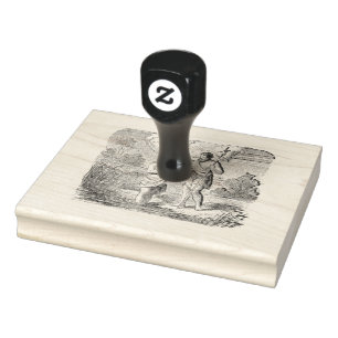 Classical Christian Art Rubber Stamp