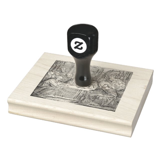 Classical Christian Art Rubber Stamp (Stamp)