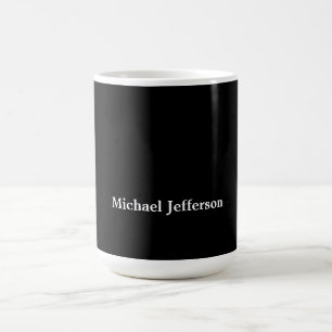 Classical Creative Trendy Black & White Coffee Mug
