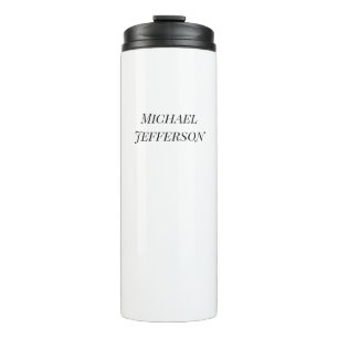 Classical Creative Trendy Black & White Thermal Tumbler
