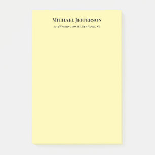 Classical Creative Trendy Cream Color Post-it Notes