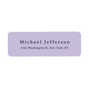 Classical Creative Trendy Pastel Color Minimalist Label