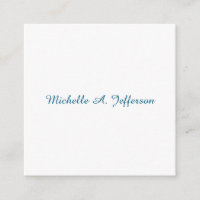 Classical Creative Trendy White Ocean Blue
