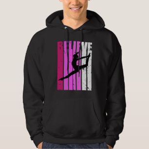 Classical Dance Pink Team Fan Believe Motivational Hoodie