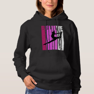 Classical Dance Pink Team Fan Believe Motivational Hoodie