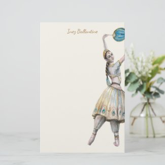 Classical Dancer Personalized Stationery