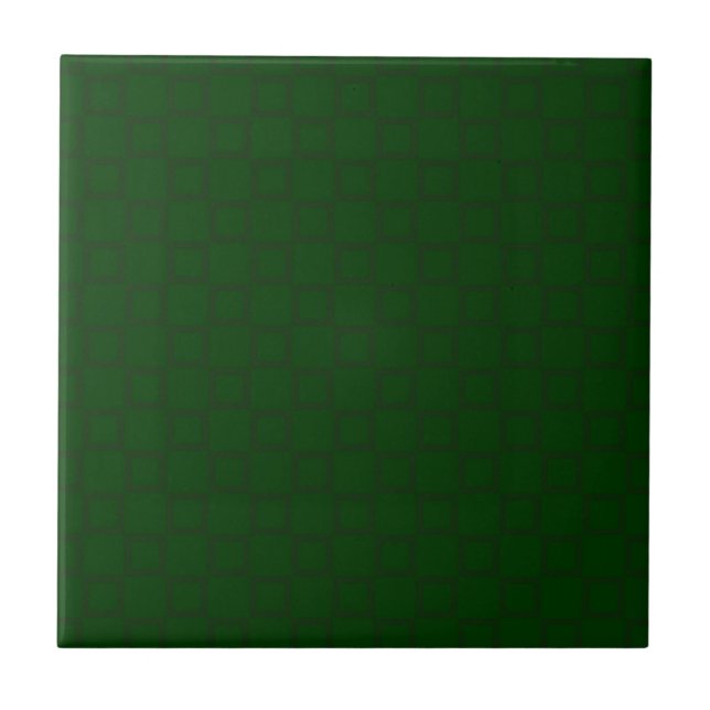 Classical dark green Tile (Front)