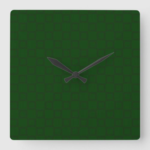 Classical dark green Wall Clock