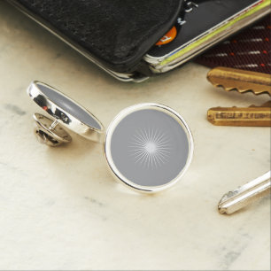Classical Dove Steel Sterling Lapel Pin