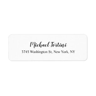 Classical Elegant Minimalist Exclusive Plain Label