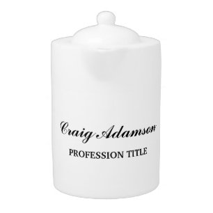 Classical Elegant Plain Simple Minimalist Teapot
