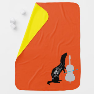 Classical Ferret Baby Blanket