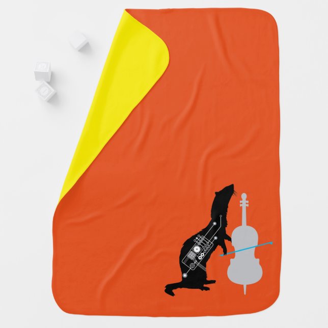 Classical Ferret Baby Blanket (In Situ)