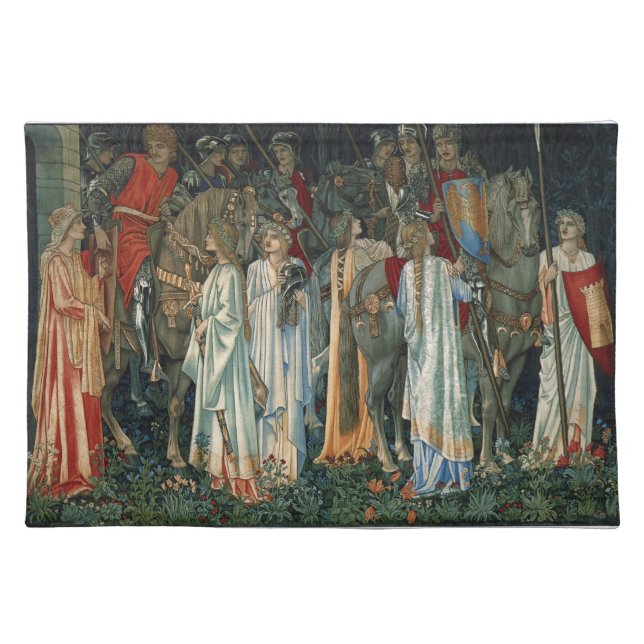 Classical fine art cloth placemat (Front)