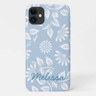 Classical Floral Pattern - Pick your color! - iPhone 11 Case
