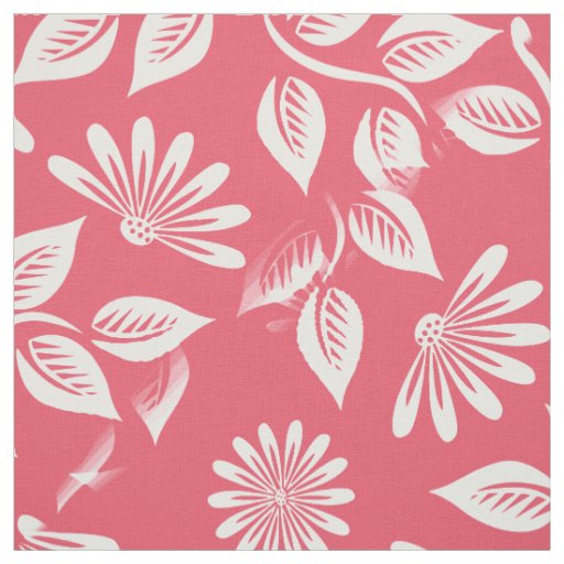 Classical Floral Pattern - Pick your color! Fabric