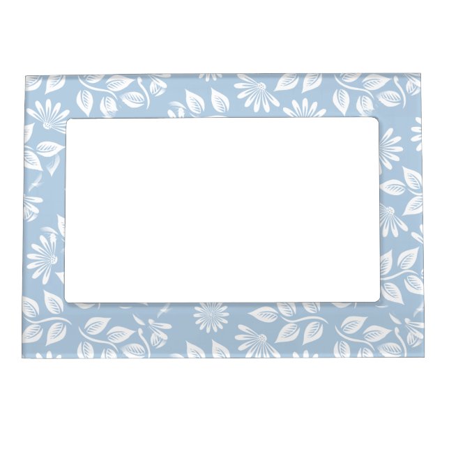 Classical Floral Pattern - Pick your color! - Magnetic Frame (Front)