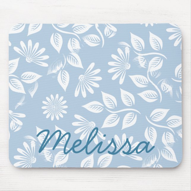 Classical Floral Pattern - Pick your color! - Mouse Pad (Front)