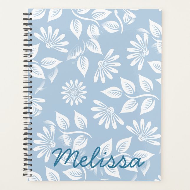 Classical Floral Pattern - Pick your color! - Planner (Front)