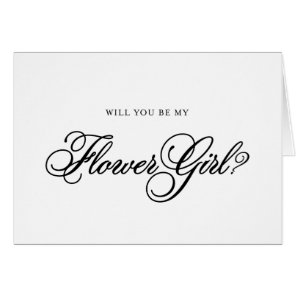 Classical | Flower Girl Note Card