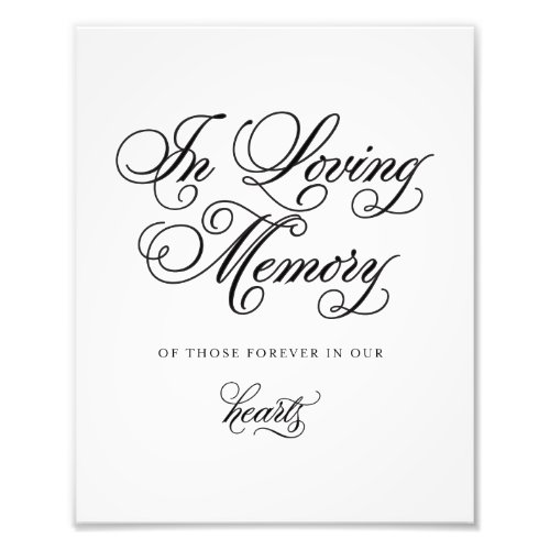 Classical  Forever in Our Hearts Sign