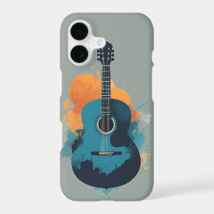 Classical Guitar Silhouette iPhone 17 Case