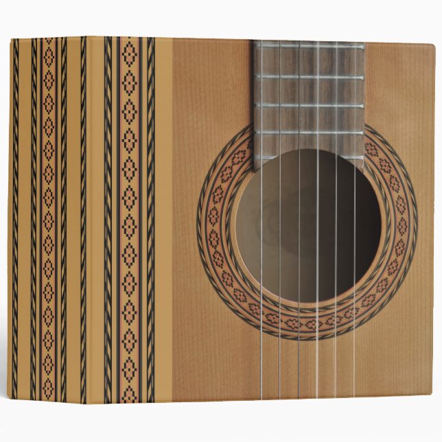 Classical guitar v2 Avery 2 inch binder (Front/Spine)