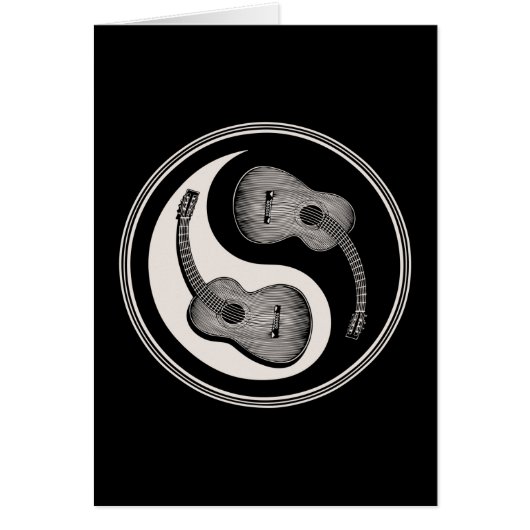 Classical Guitar Yin Yang Cards (Front)