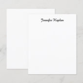 Classical Handwriting Minimalist Professional (Front/Back)