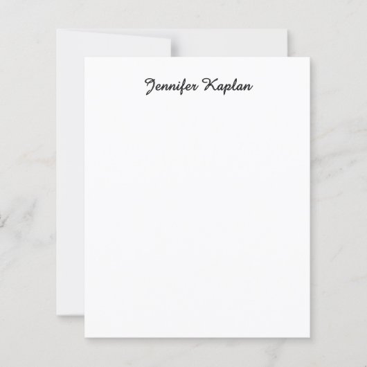 Classical Handwriting Minimalist Professional (Front)