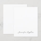 Classical Handwriting Minimalist Professional (Front/Back)