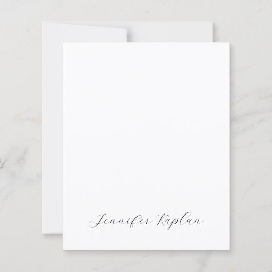 Classical Handwriting Minimalist Professional (Front)