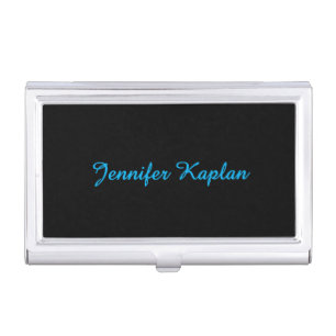Classical Handwriting Minimalist Professional Business Card Case