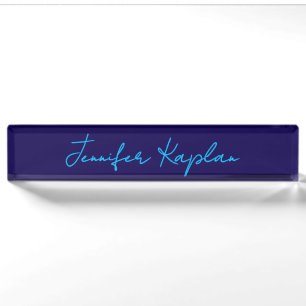 Classical Handwriting Minimalist Professional Desk Name Plate