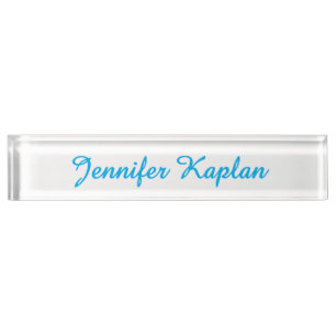 Classical Handwriting Minimalist Professional Desk Name Plate