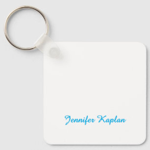 Classical Handwriting Minimalist Professional Keychain