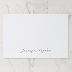 Classical Handwriting Minimalist Professional Paper Pad